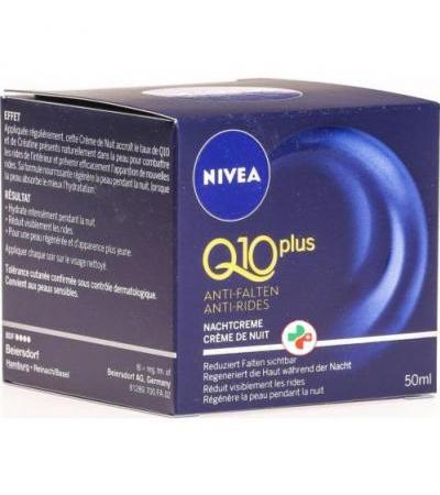 Nivea Visage Q10plus Anti Falten ночной крем 50мл