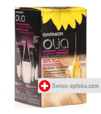 Olia цвет волос 10.21 Sehr Hell Perlblond