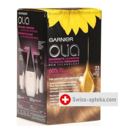 Olia цвет волос 7.3 Dunkles Goldblond