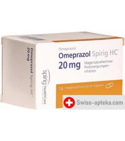 Омепразол Спириг HC 20 мг 14 капсул