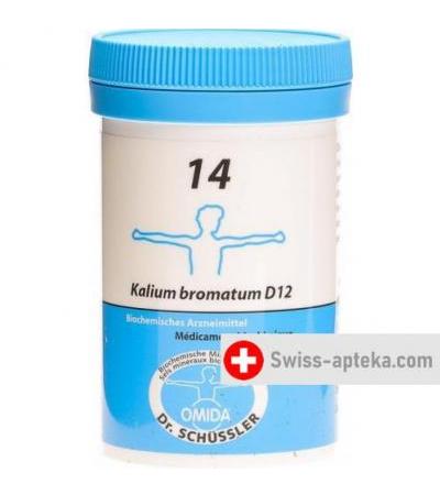 Omida Schussler Nr. 14 Kalium Bromatum в таблетках, D12 100г