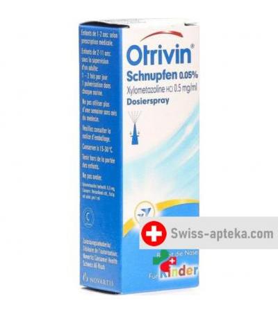 Отривин от ринита интразальное устройство 0.05% 10 мл