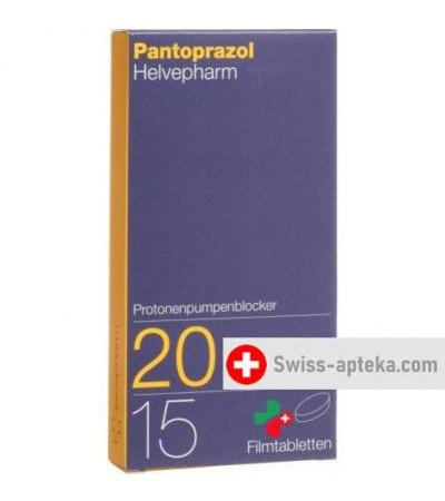 Пантопразол Хельвефарм 20 мг 15таблеток покрытых оболочкой