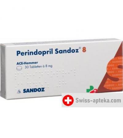 Периндоприл Сандоз 8 мг 30 таблеток