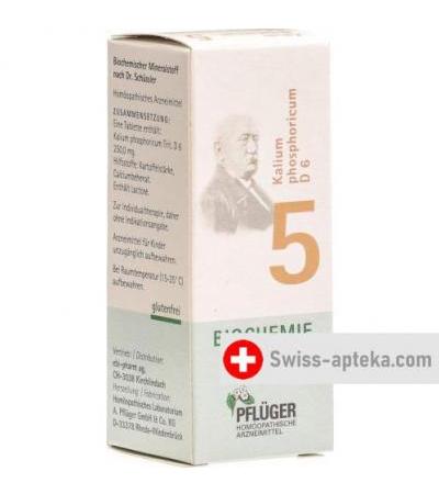 Pflueger Schussler Nr. 5 Kal Phos в таблетках, D 6 25г