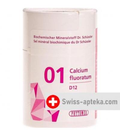 Phytomed Schussler Nr. 1 Calc Fluor в таблетках, D 12 100г