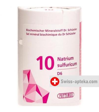 Phytomed Schussler Nr. 10 Natr Sulf в таблетках, D 6 100г
