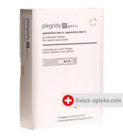 Плегриди  125 мкг/0.5 мл 2 картриджа раствор для инъекций