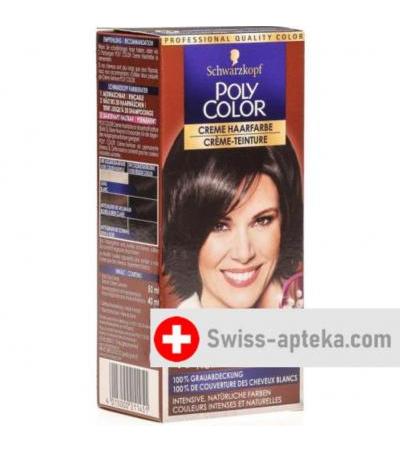 Polycolor крем цвет волос 45 Schwarz 90мл