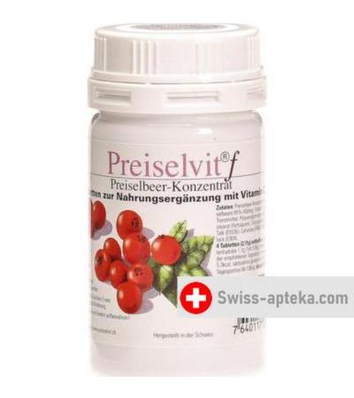 Preiselvit F Preiselbeer Konzentrat в таблетках, 150 штук