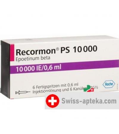 Рекормон PS 10000 E/0.6 мл 6 шприцов заполненых для инъекций