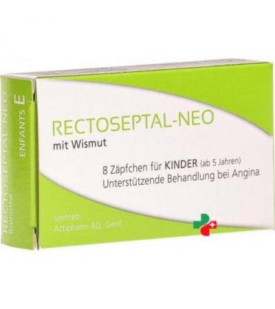 Ректосептал Нео Висмут 8 детских суппозиторий