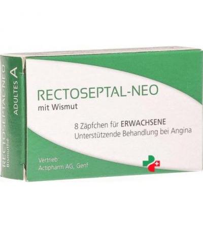 Ректосептал новый для взрослых 8 суппозиторий