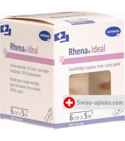 Rhena Ideal эластичный бинт Hautfarben 5мX6см
