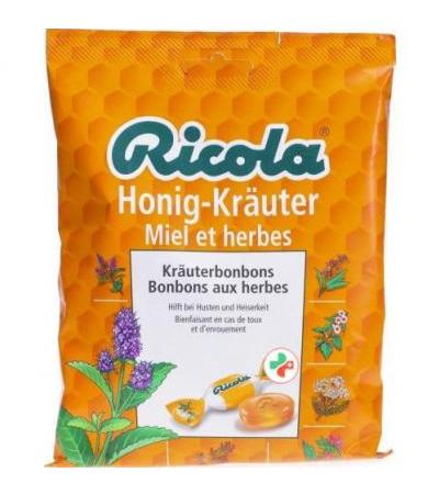 Ricola Honig-Krauter Krauterbonbons в пакетиках 125г