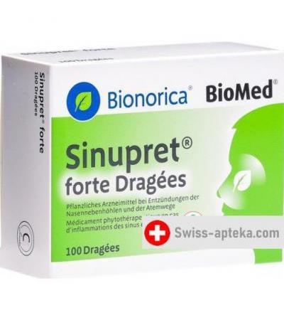 Sinupret Forte Dragees (neu) 100 штук