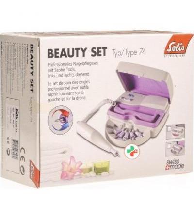 Solis Beauty Set Manicure Pedicure Typ 74 Weiss