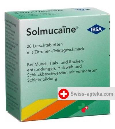 Солмукайн 100 мг 20 пастилок