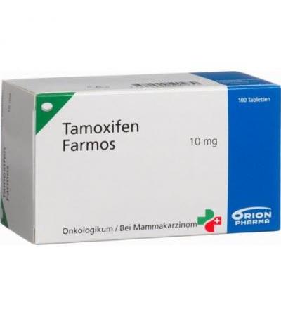 Тамоксифен Фармос 10 мг 100 таблеток
