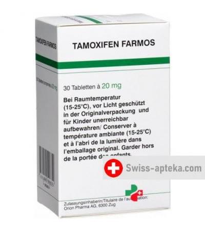 Тамоксифен Фармос 20 мг 30 таблеток