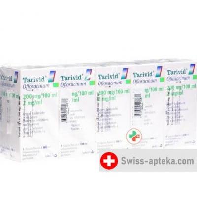 Таривид  200 мг/100 мл 5x100 мл инфузия для внутривенного введения