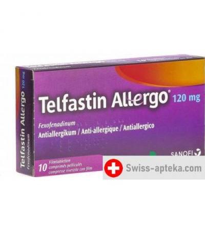 Телфастин Аллерго 120 мг 10 таблеток