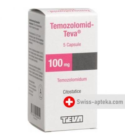 Темозоломид Тева 100 мг 5 капсул