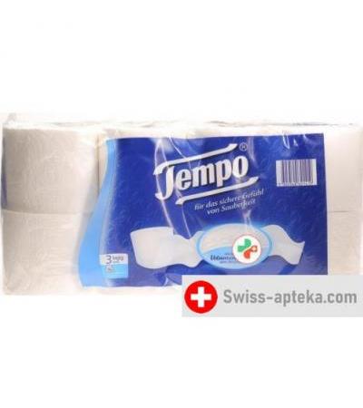 Tempo Toipa Toilettenpapier 3 Lag Weis 150b 16 штук