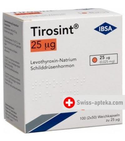 Тиросинт 25 мкг 100 капсул