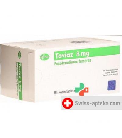Товиаз ретард 8 мг 84 таблетки