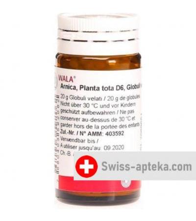 Wala Arnica E Planta Tota шарики D 6 бутылка 20г