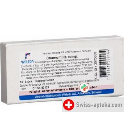 Weleda Chamomilla Comp. 10 Zapfchen