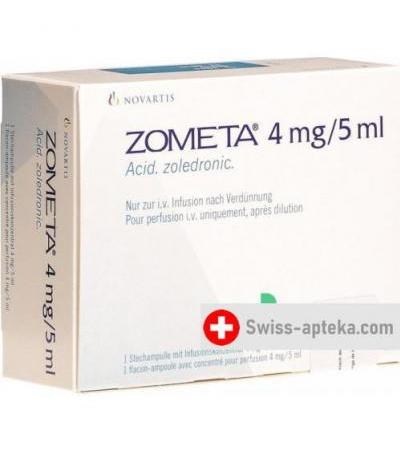 Зомета 4 мг/5 мл флакон 5 мл концентрат для инфузии