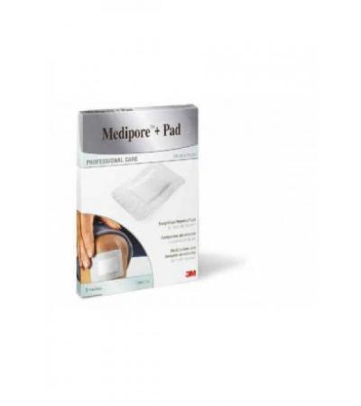 3M MEDIPORE+PAD 10x15cm Wundkissen 5x10.5cm 5 Stk