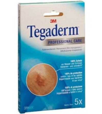 3M TEGADERM FILM Transparentverb 6x7cm 5 Stk