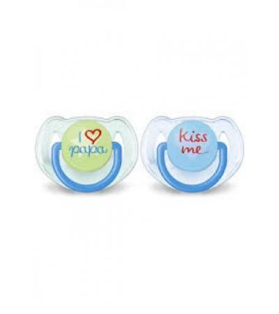 AVENT PHILIPS Beruhigungssaug Ilove 6-18M B 2 Stk