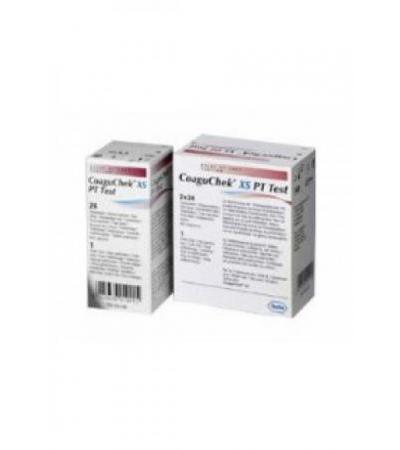 COAGUCHEK XS PT Teststreifen 24 Stk