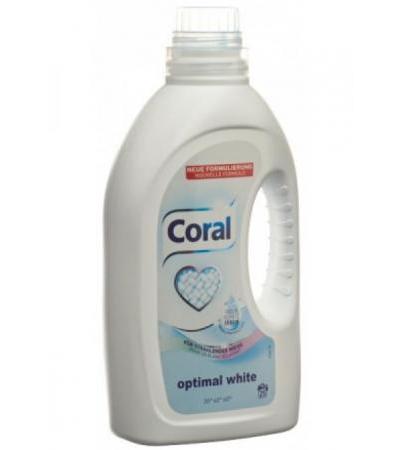 CORAL Optimal White liq 25 WG Fl 1.25 lt