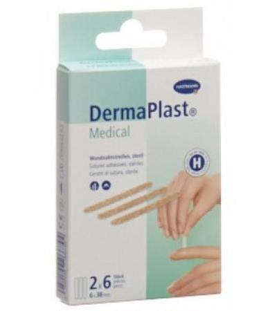 DERMAPLAST Medical Wundnahtstreifen 6x38mm 12 Stk
