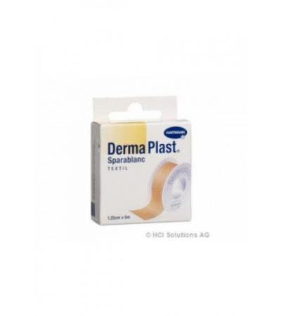 DERMAPLAST Sparablanc Textil 1.25cmx5m hautfarbe