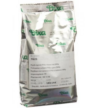 DIXA Flohsamen schwarz PhEur gereinigt 500 g | Flohsaamen 500g|