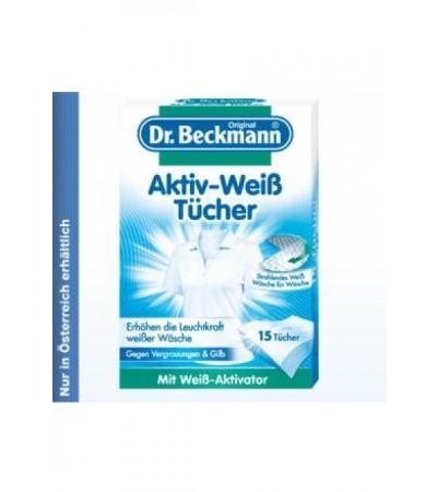 DR BECKMANN Aktiv-Weiß Tücher 15 Stk