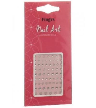 FINGRS 3D Nageldesign selbstklebend m Glitzer