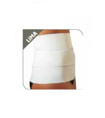 GIBAUD Leibgürtel Velcro 24cm 106-120cm weiss