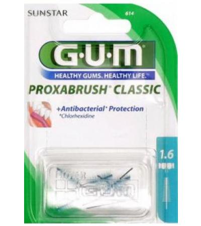 GUM SUNSTAR Proxabrush ISO 5 1.6mm con blau 8 Stk