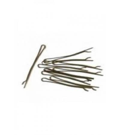HERBA Haarklemmen braun 10 Stk 5091
