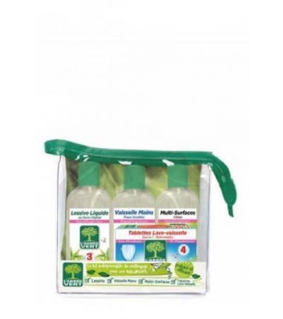 L'ARBRE VERT Öko Reiseset Reinigungsprodukte