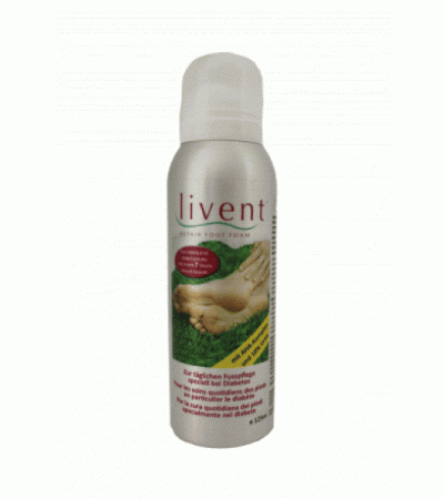 LIVENT Fusspflege Schaum Spr 125 ml
