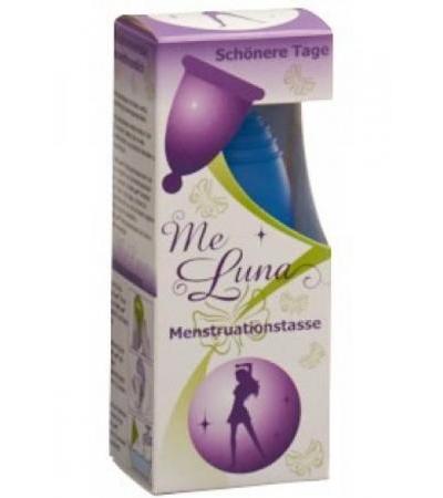 ME LUNA Menstruationstasse Classic L Ring Blau
