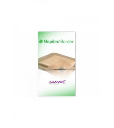MEPILEX Border Schaumverband 15x15cm Silik 5 Stk